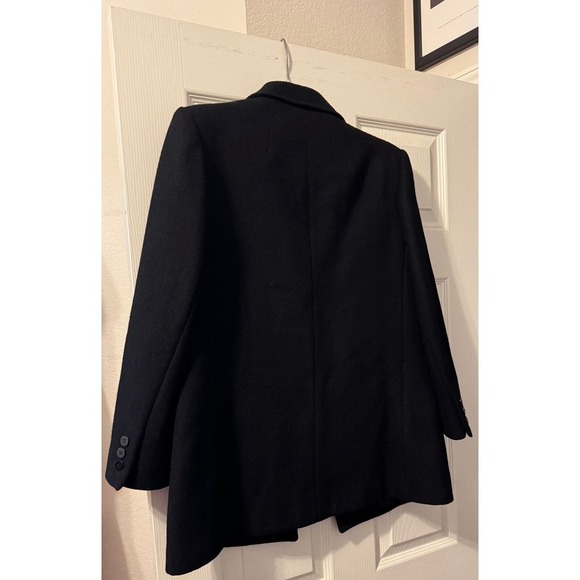 Wool Suit/dress coat‎ in black with button front size 10 - Picture 2 of 4